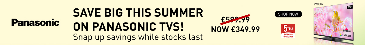 Save big this summer on Panasonic TVs